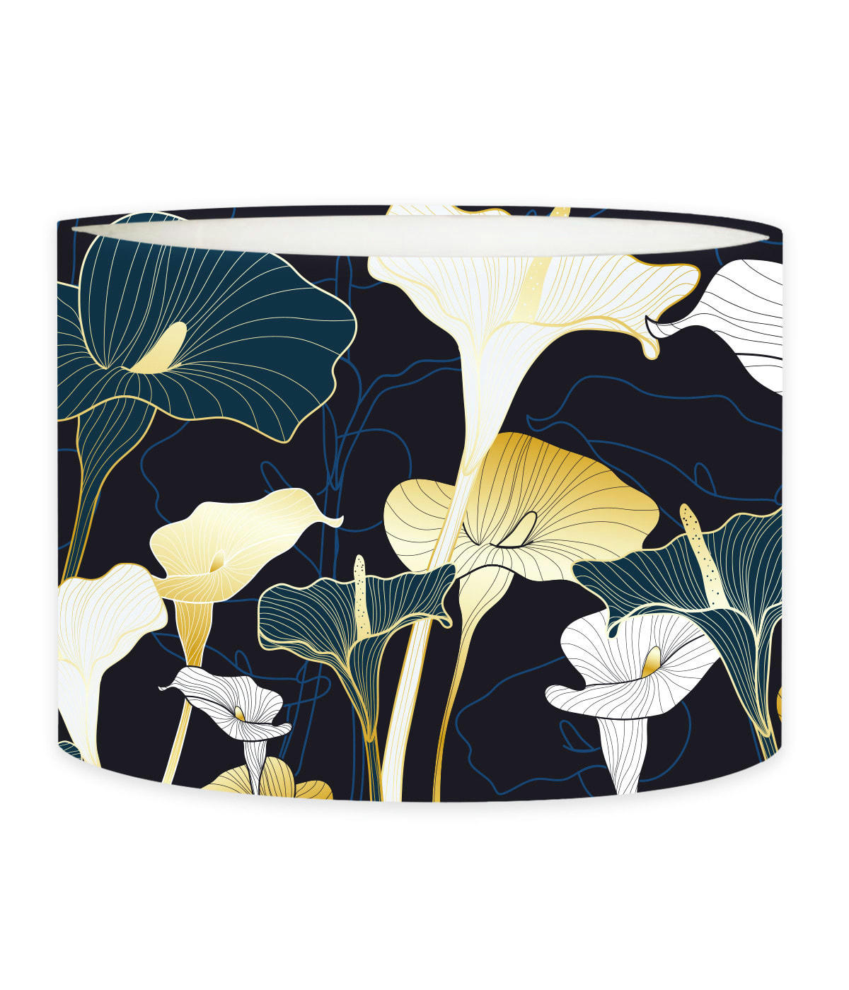 FLORAL - Abat-jour Lampadaire Floral Mendan D: 45 x H: 25