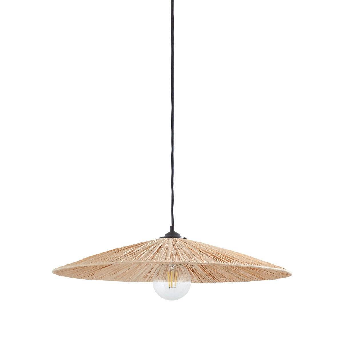 Suspension en raphia Ø50 cm, Rafita