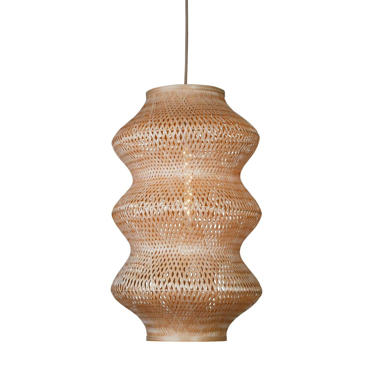 GOOD&MOJO hanglamp BARBADOS - bruin - Ø40cm
