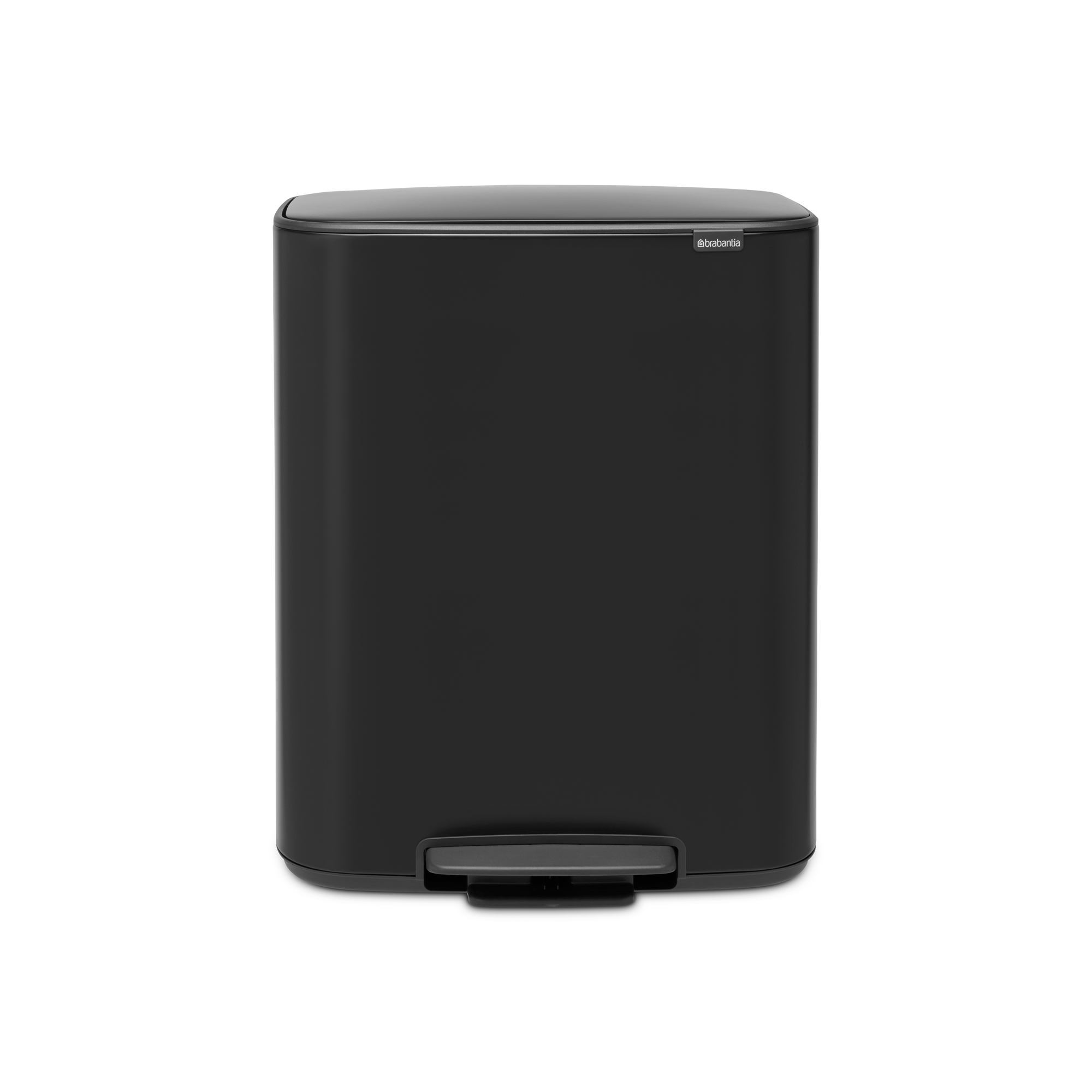 Brabantia Bo Pedaalemmer, met 2 binnenemmers, 2 x 30 liter - Matt Black