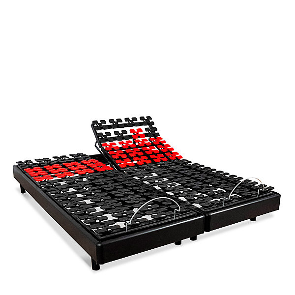 Jeu de 2 sommiers électriques Superflex 2x90x200 cm Plots