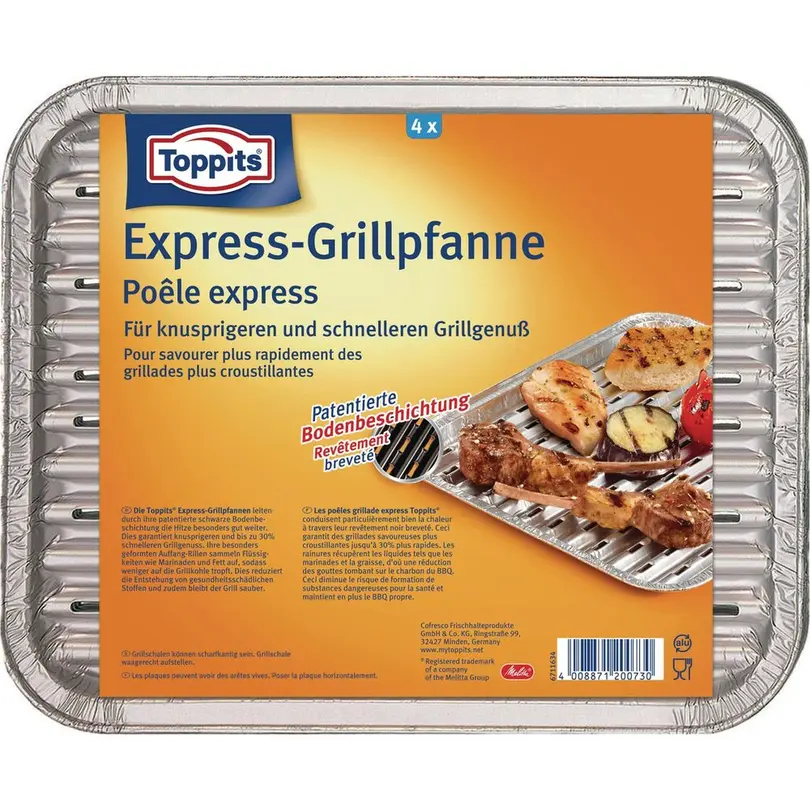 Grillschale 4er-Set Toppits