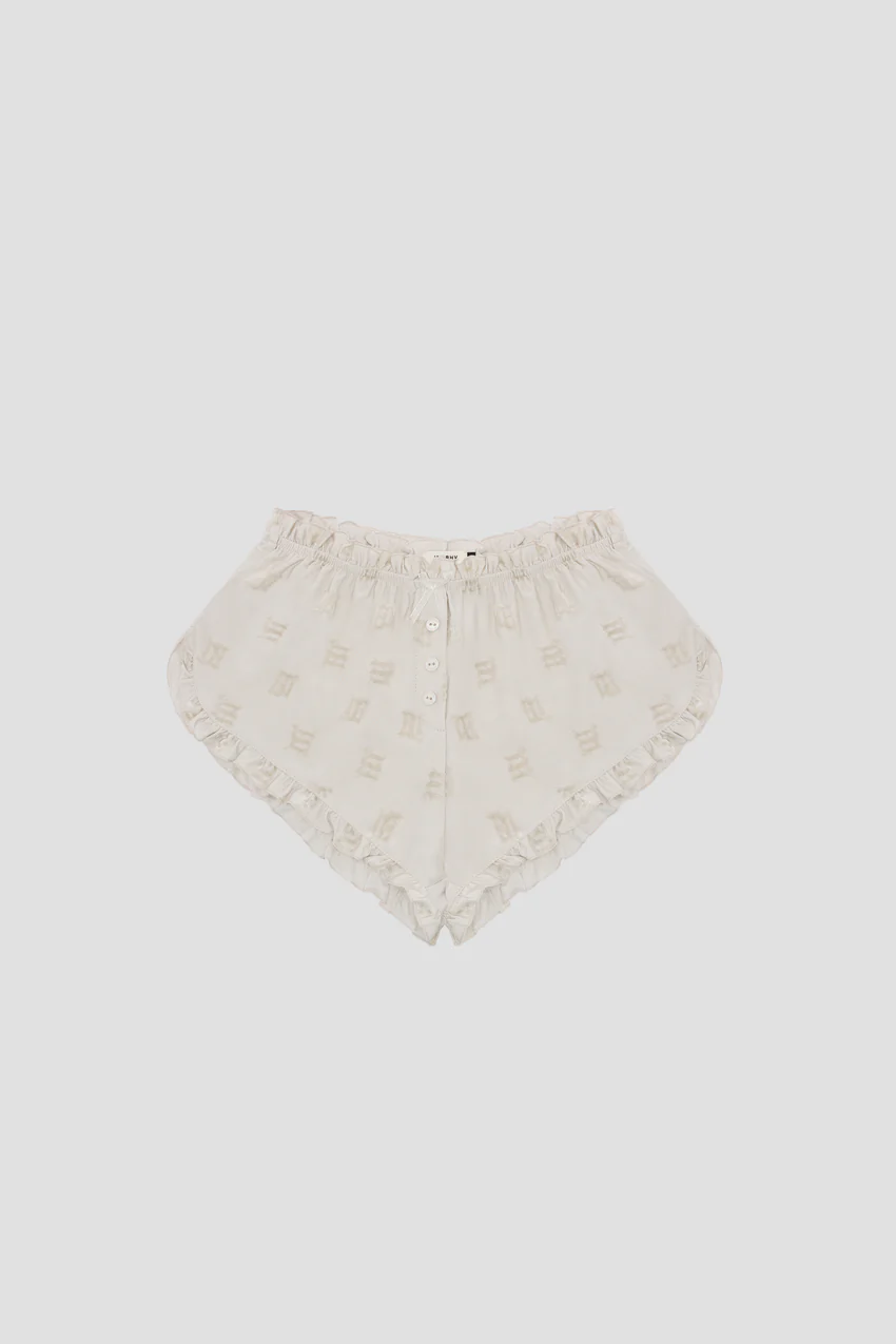 Velour Monogram Pyjama Shorts
