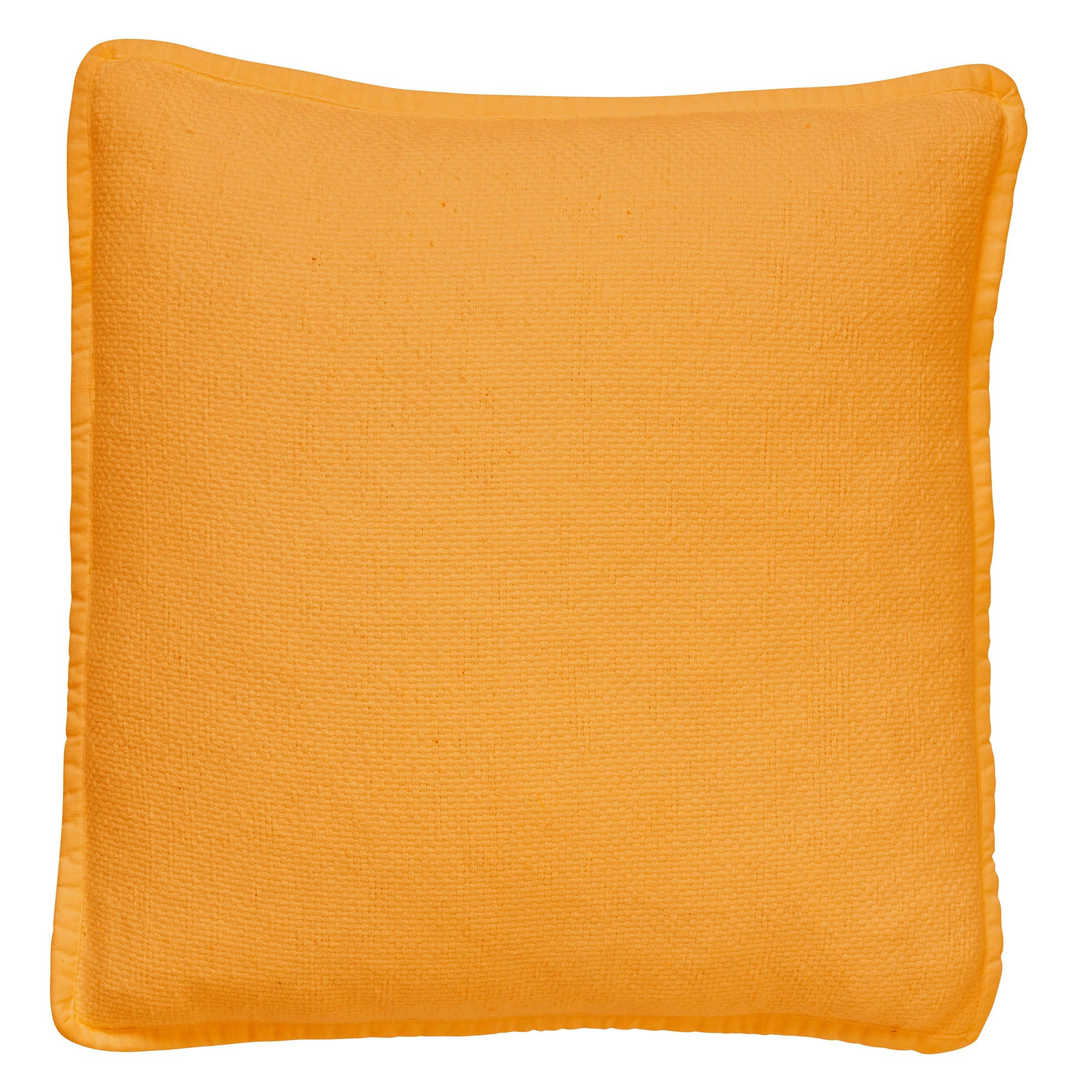 - Coussin - jaune en coton 45x45 cm uni