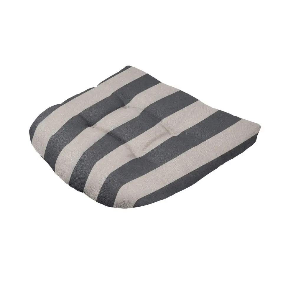 Madison - Zitkussen Amora - Grijs - 46x46x6cm - Set van 4