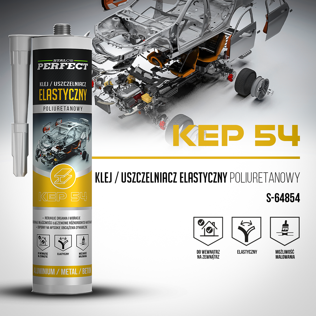 Klej elastyczny poliuretanowy STALCO PERFECT S-64854