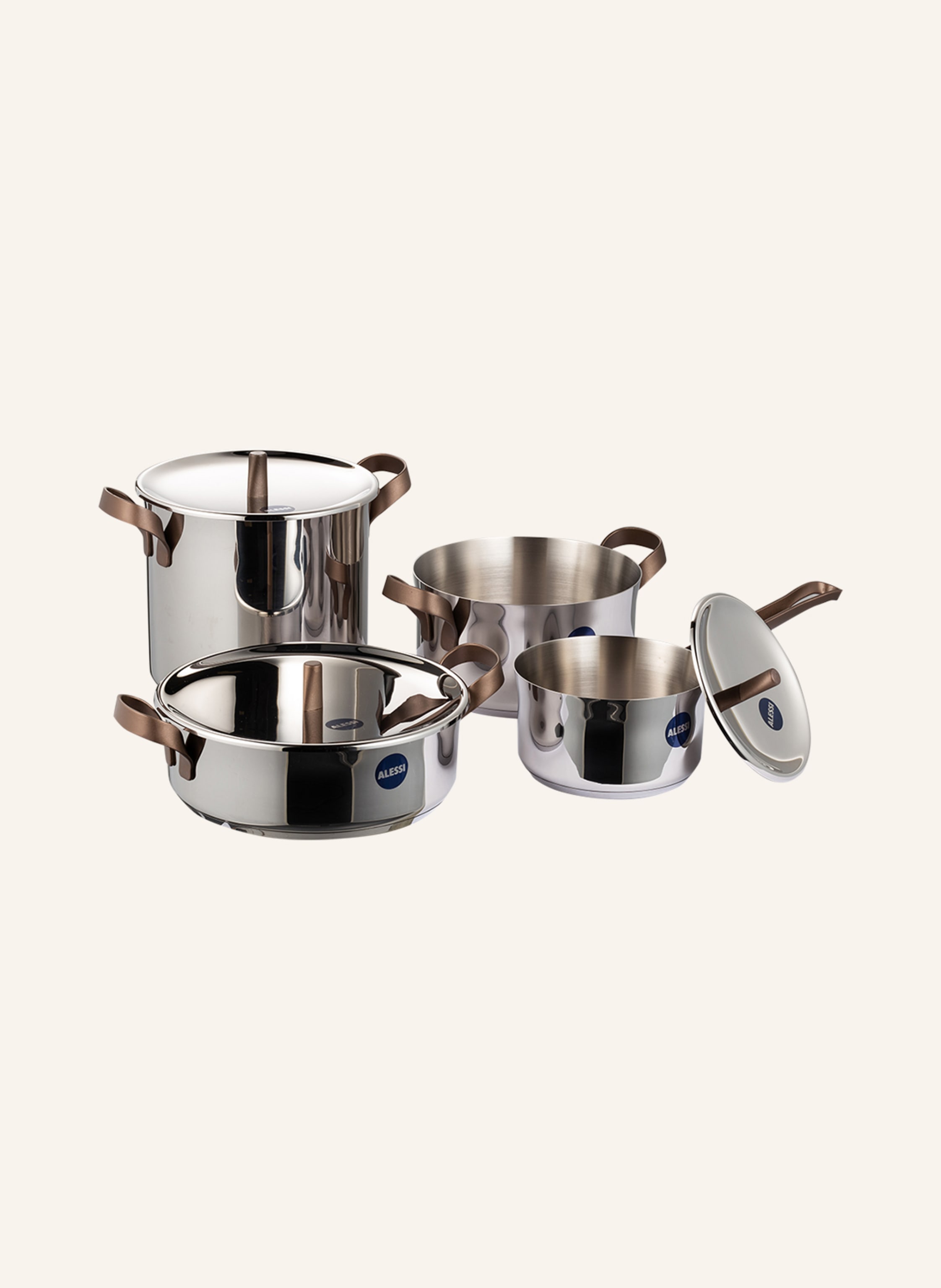 ALESSI 7-tlg. Topfset EDO