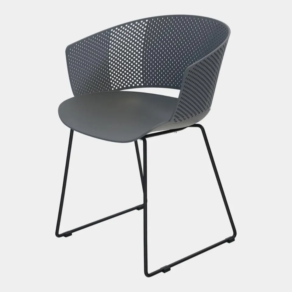 Les - Orly tuinstoel polypropyleen grijs