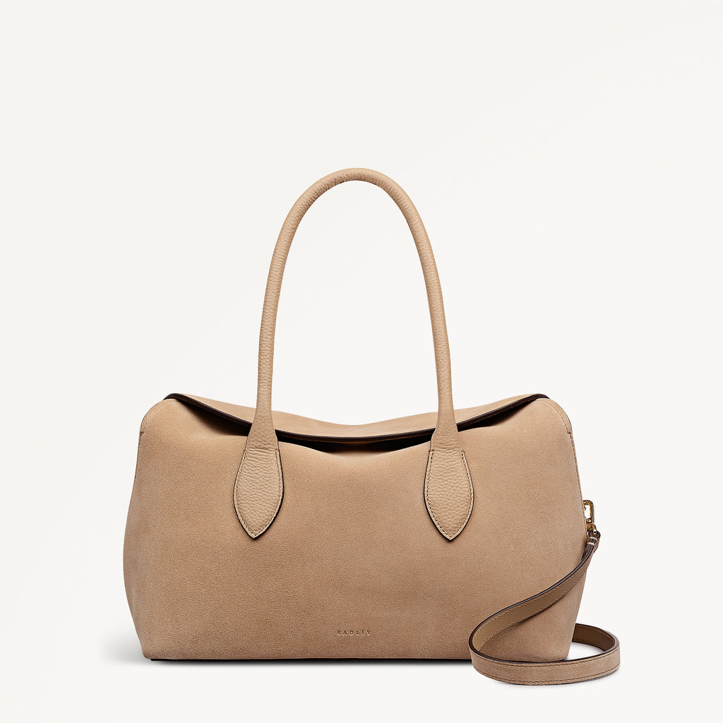 Liverpool Gardens - Suede - Medium Ziptop Grab
