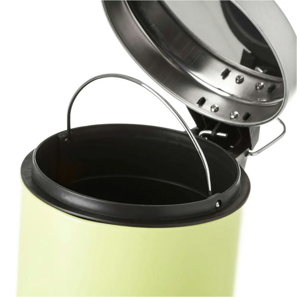 MÉTAL - Poubelle en métal vert