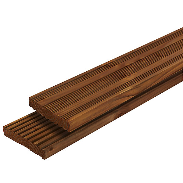 Lame de terrasse douglas marron Soren L.300 x l.14,4 x ép. 2,7 cm