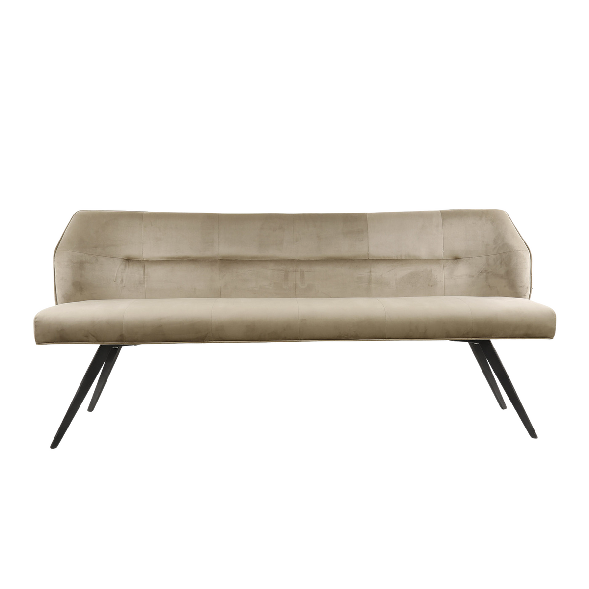 Giga Meubel Eetkamerbank Pull - Champagne Velvet - 188x53x84cm
