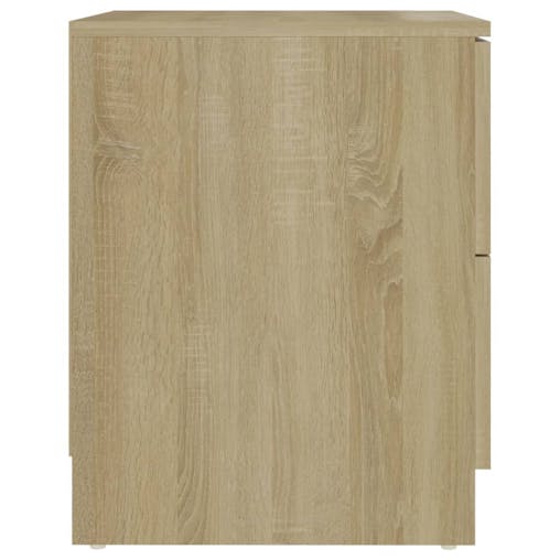 NNEVL Bedside Cabinets 2 pcs Sonoma Oak 40x40x50 cm Chipboard
