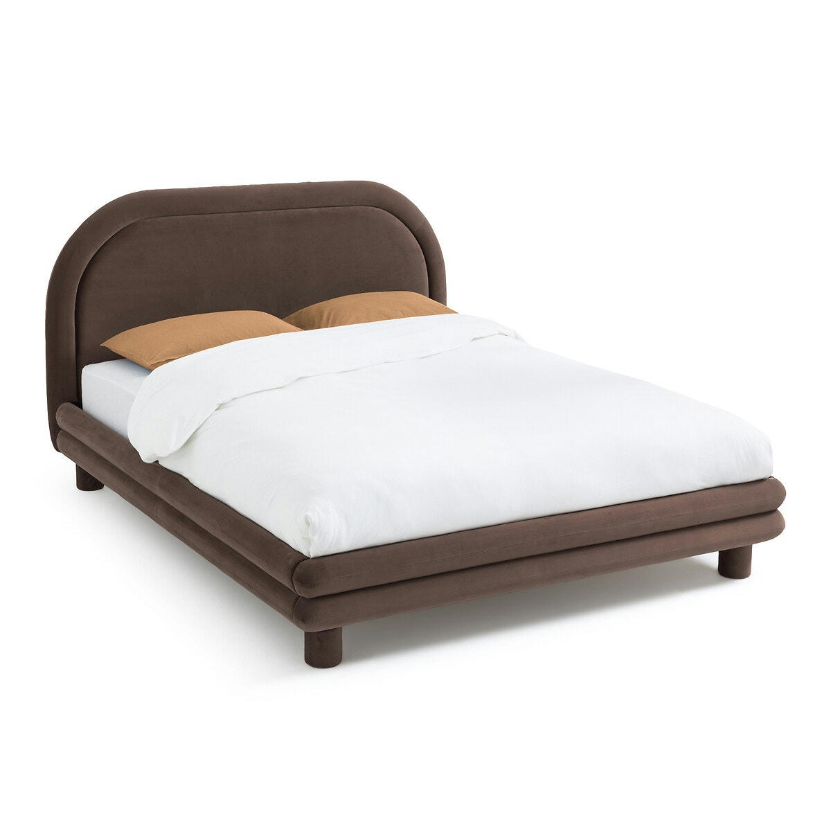 Lit velours avec sommier, Mendosa