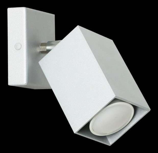 Kinkiet szaro-srebrny NERO POP 1xGU10x40W wym:17x8x8cm IP20 Lampex