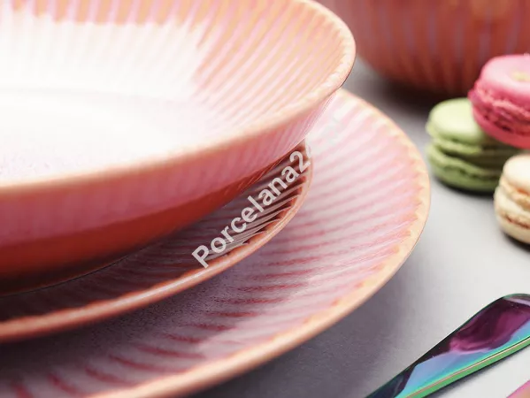 Serwis obiadowo - herbaciany na 6 osób (26 el.) Lubiana - Stoneware Blush