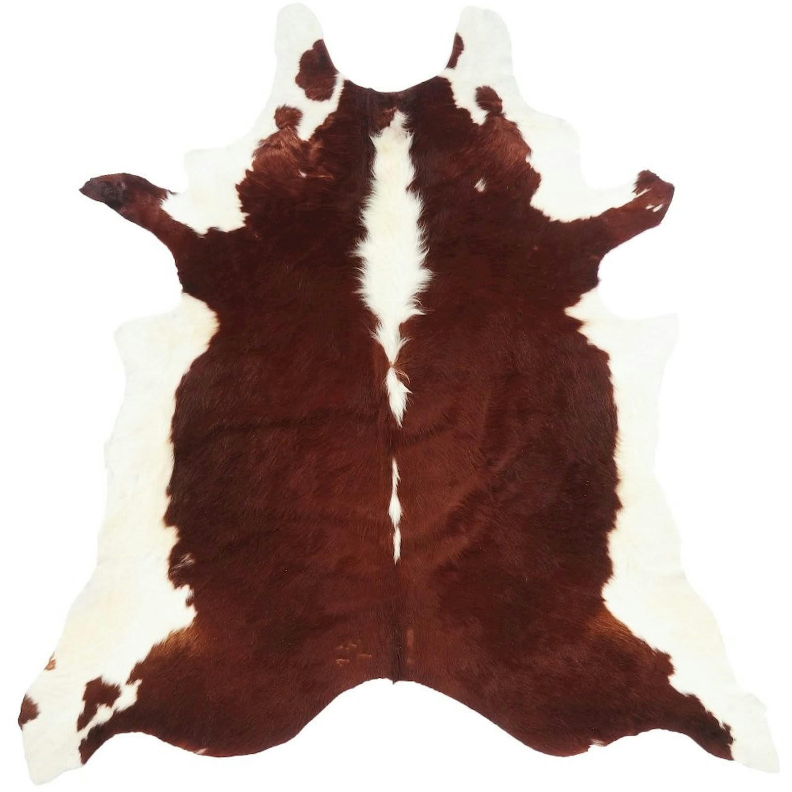 COW - Tapis peau naturelle Cuir Marron