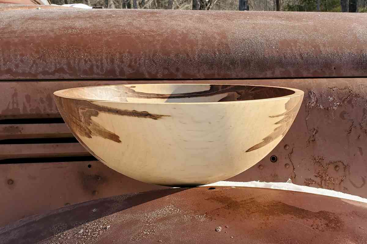 Personalized Natural Maple Wood Fruit Salad Bowl 3 Sizes