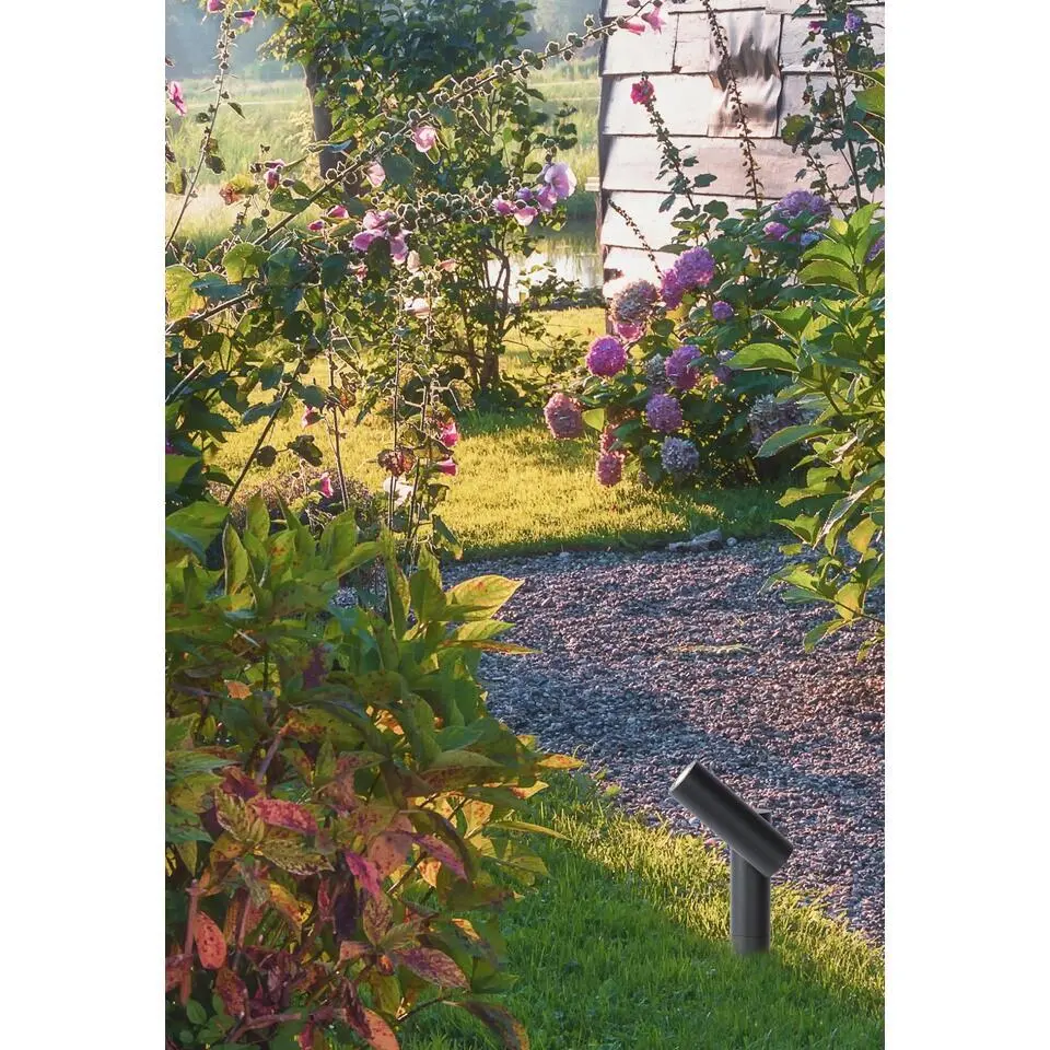 Lucide TATUM Tuinspot - Antraciet