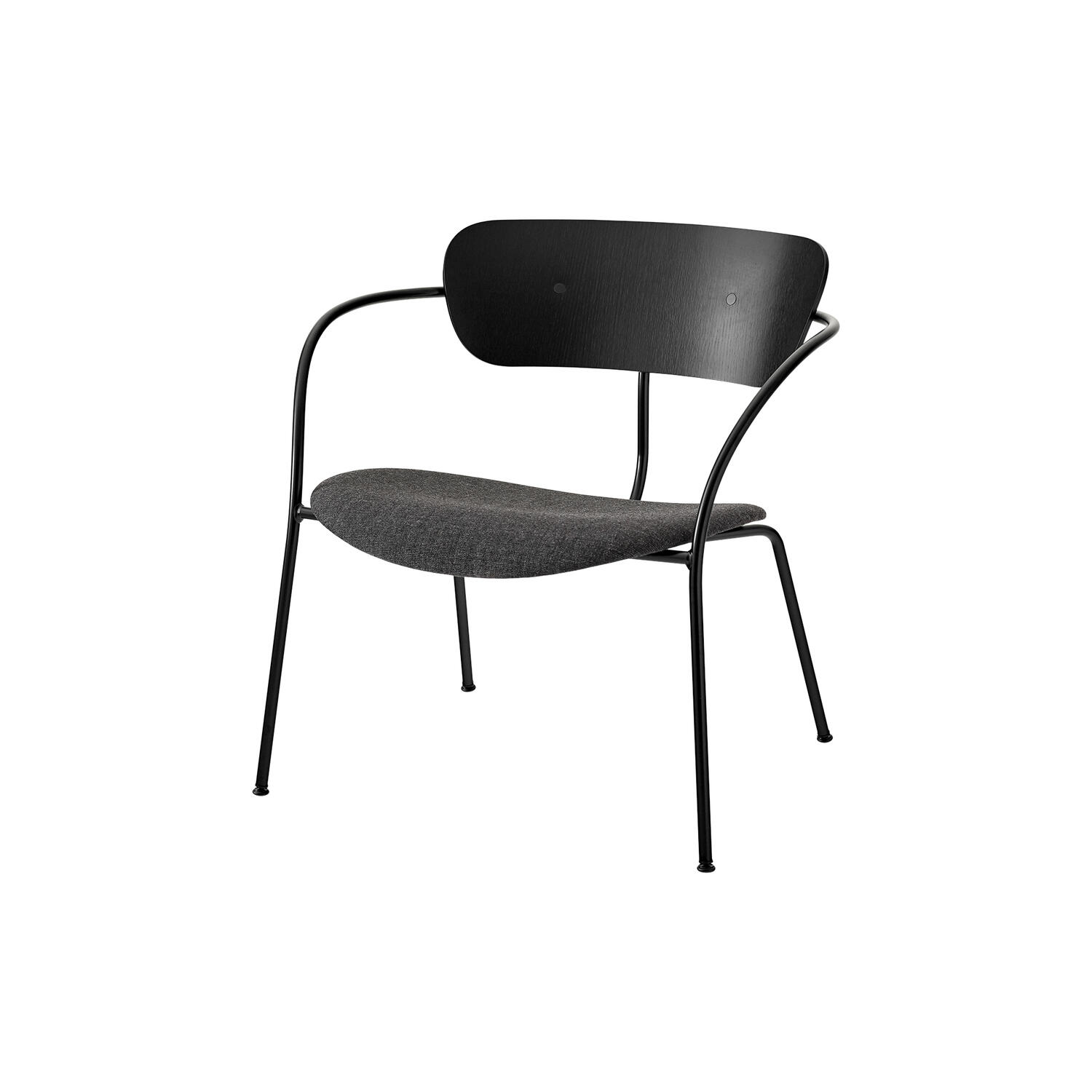 Pavilion AV6 loungestol, sort/gr&aring;