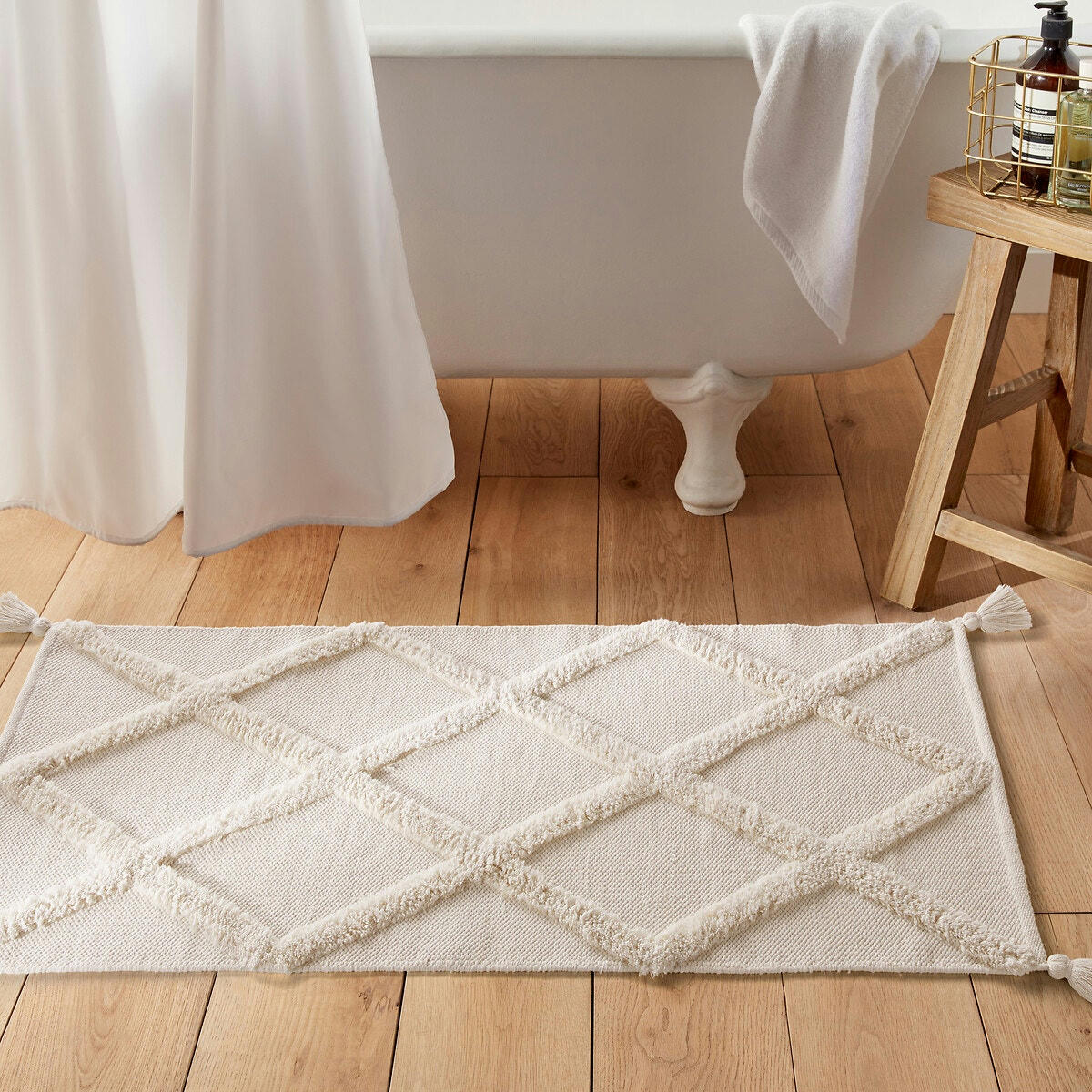 Tapis de bain coton tissé, 1300 g/m2, Gretna