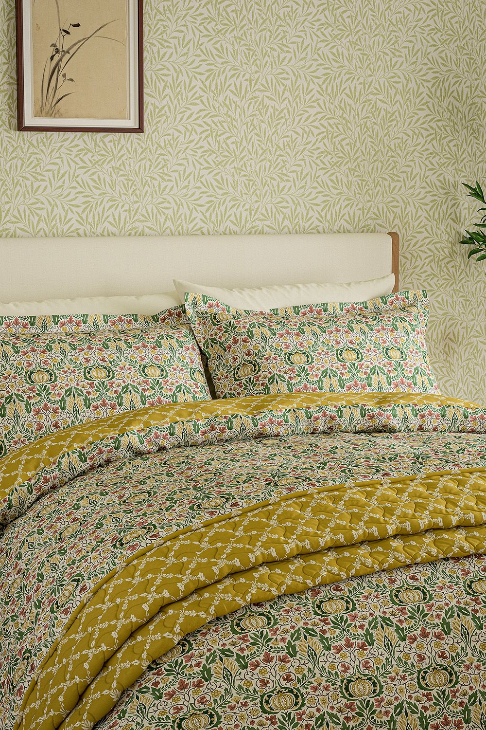 Morris & Co Little Chintz' Cotton Percale Duvet Cover Set