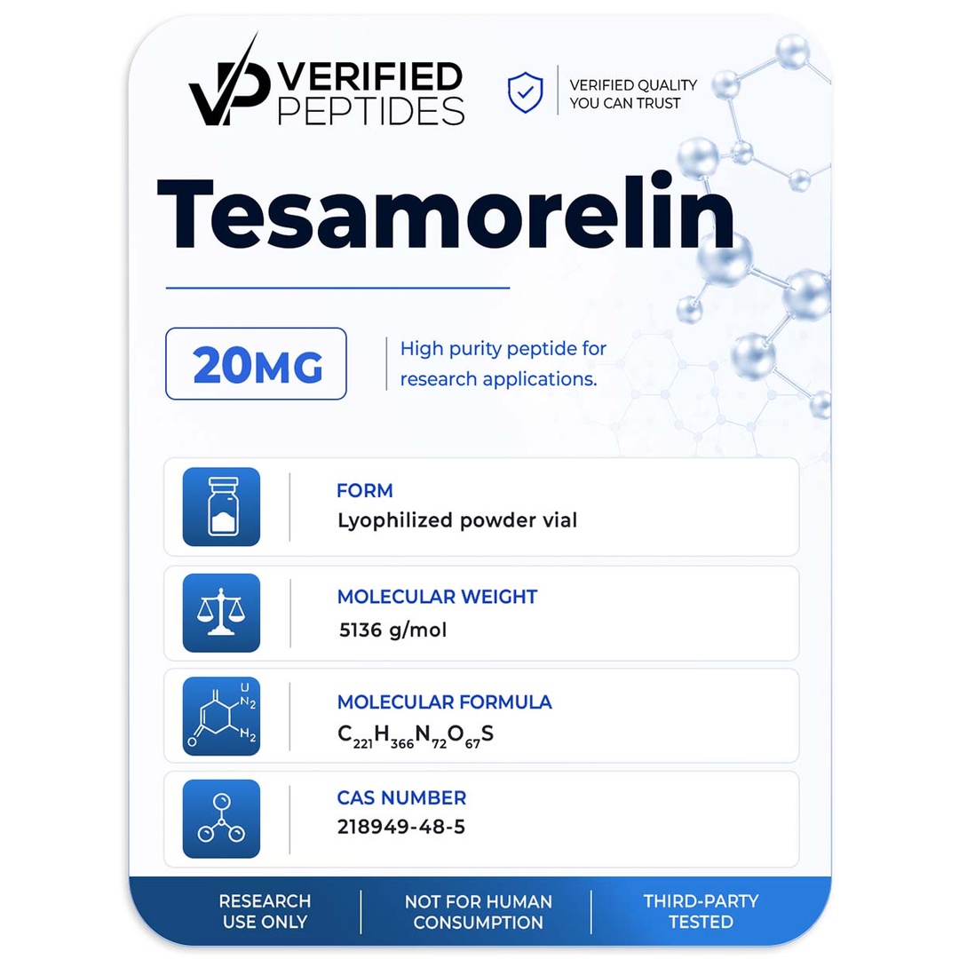 verified peptides tesamorelin