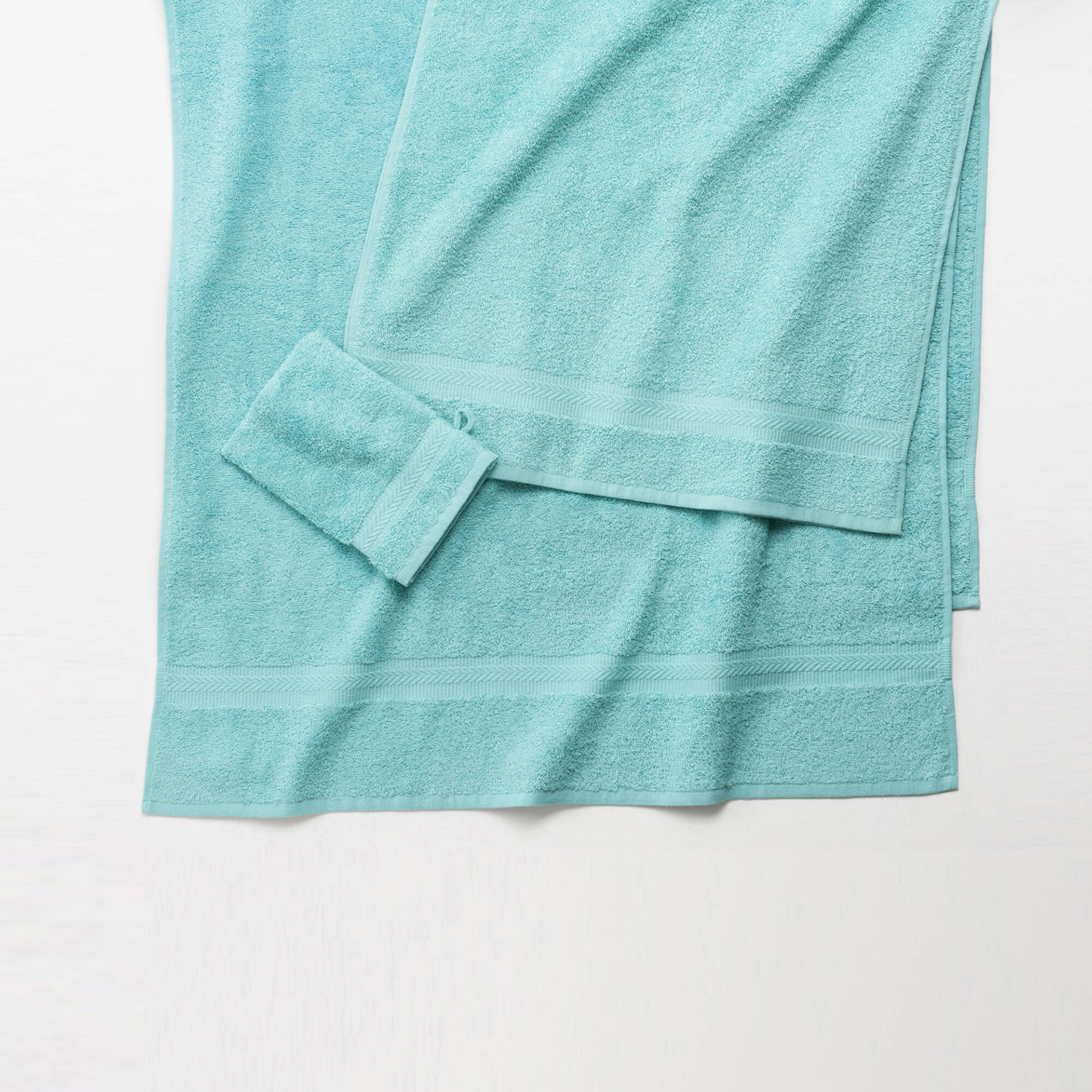 Collection serviettes de bain unies 420 g/m2 confort moelleux