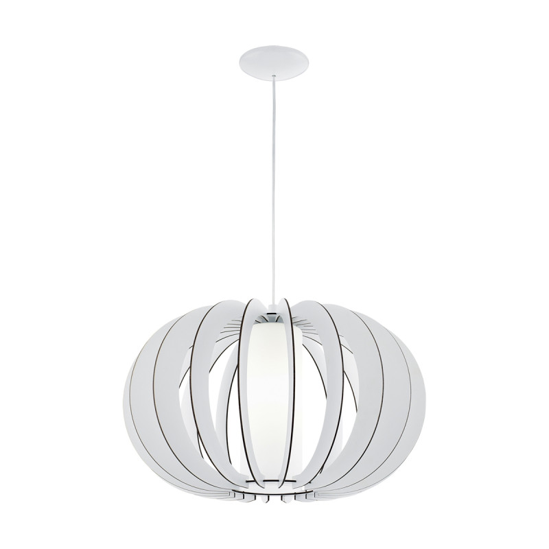 Suspension Stellato blanche Ø 50 cm E27 60 W EGLO