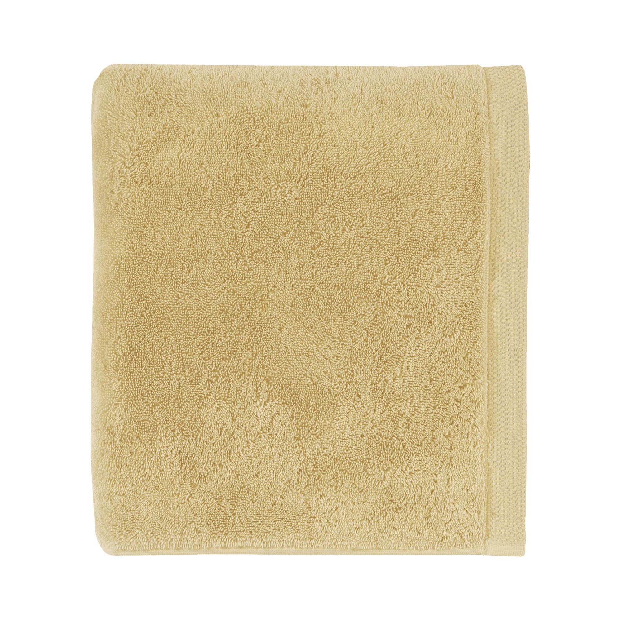 ESSENTIEL - Serviette de bain en coton jaune 60x100