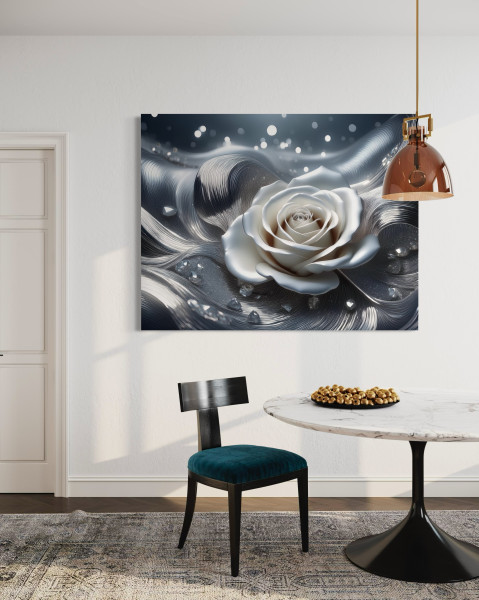 Feeby Obraz na płótnie, Abstrakcja Płatka Róży 3D 60x40