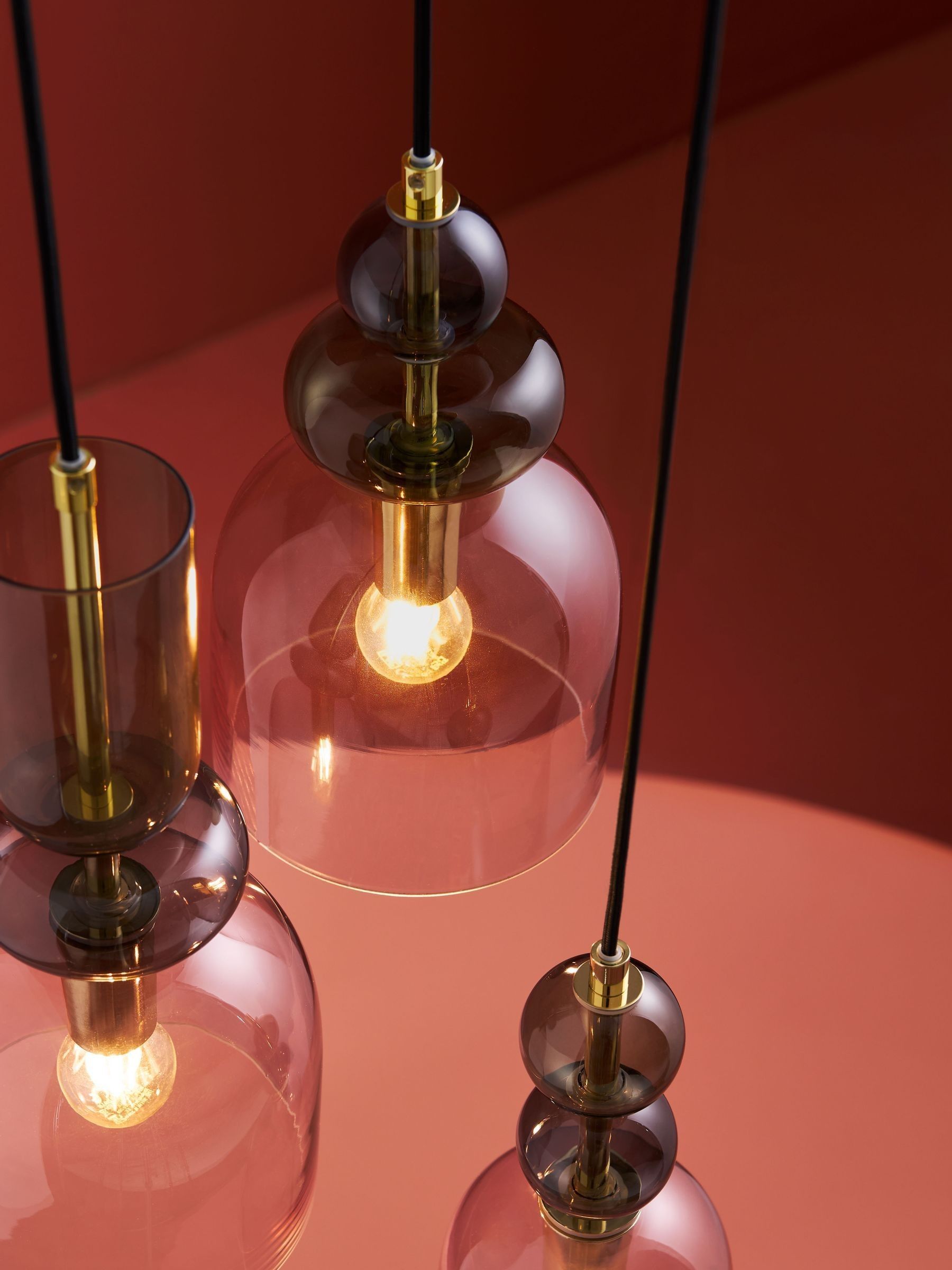 Whitney Cluster Pendant Lamp in Green Multi