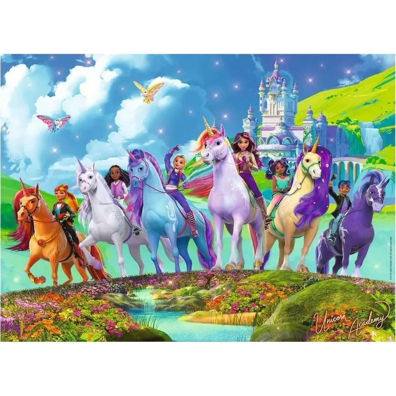 Puzzle 200-teilig Unicorn Academy