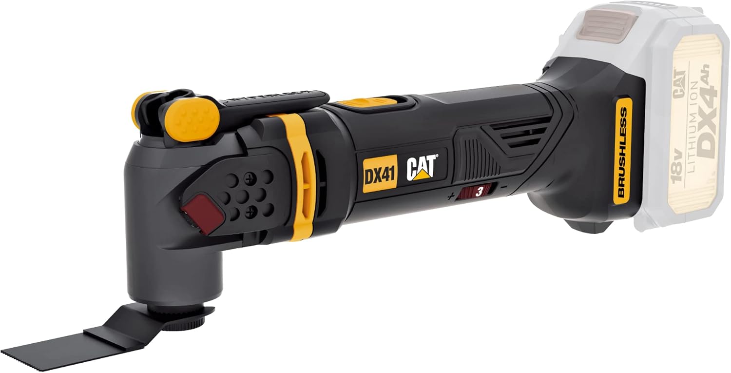 Caterpillar Cat® 18V 1 FOR ALL Cordless Oscillating Multi-Tool with Brushless Motor (Tool Only) - DX1B