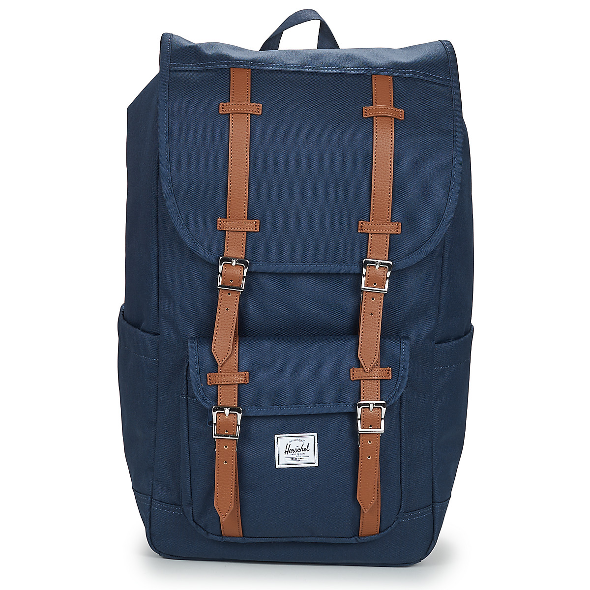 Herschel - HERSCHEL LITTLE AMERICA BACKPACK - Marine / Brown