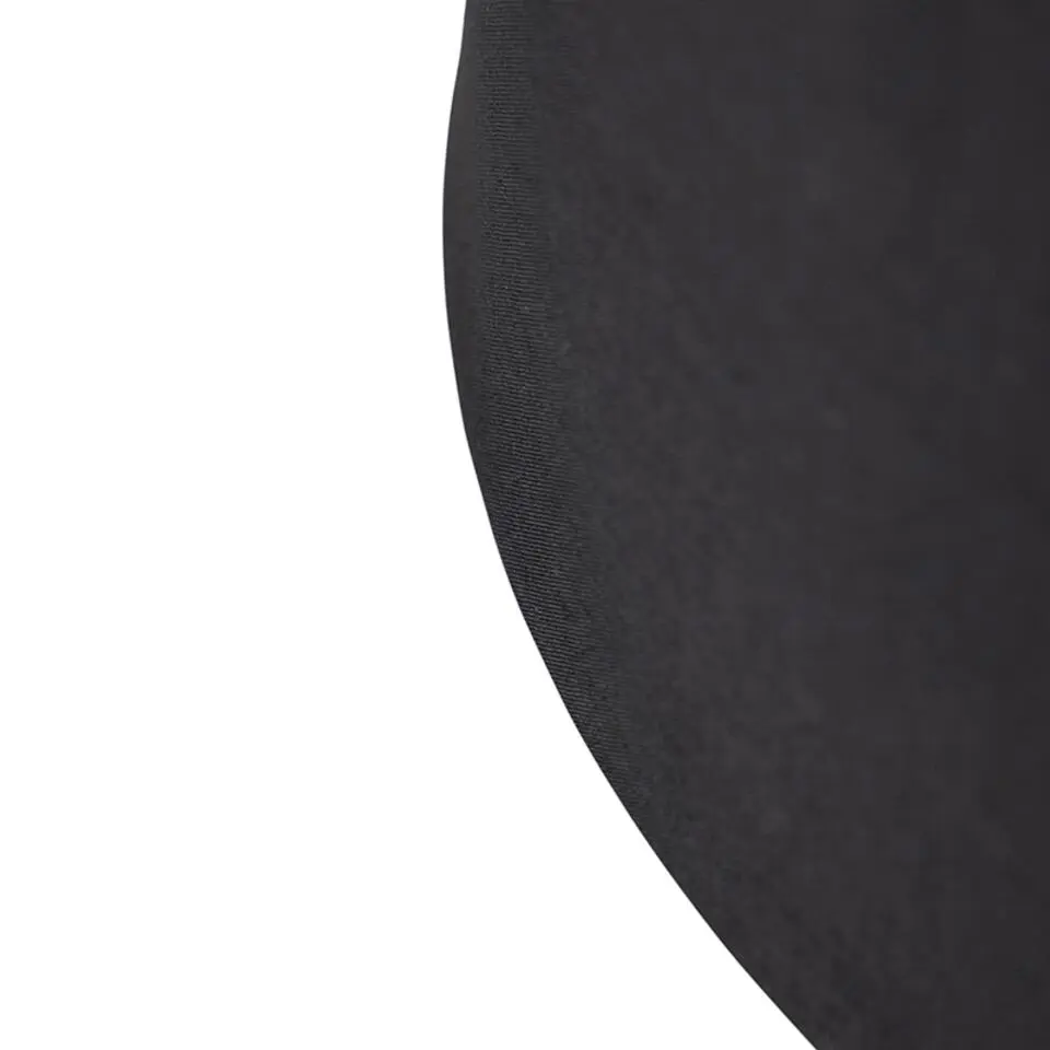 Qazqa rond rond schuin katoen zwart