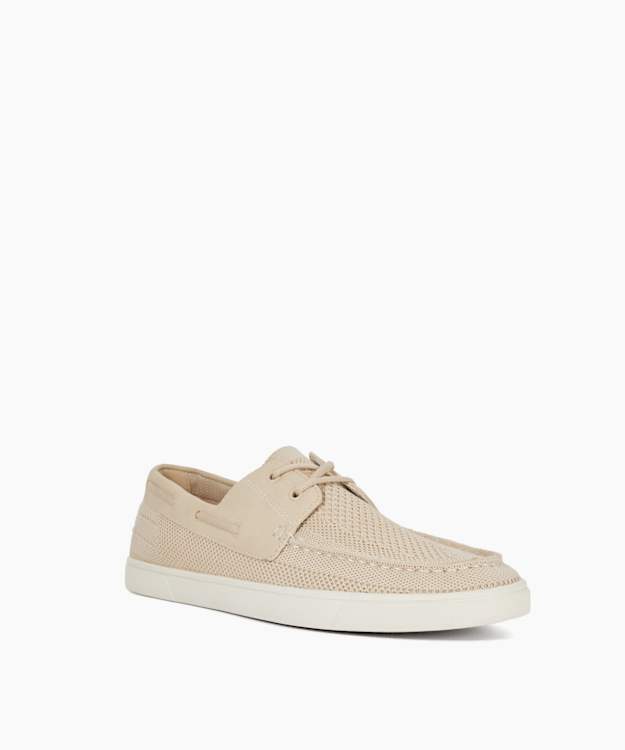 Blaizers Cream - Knitted Boat Shoes