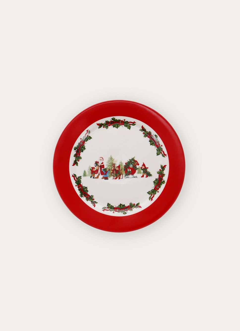 ASSIETTE à DESSERT EN PORCELAINE ESPRIT FÉERIQUE MULTICOLORE