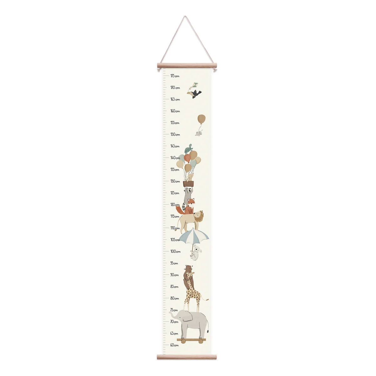Sebra - Kinder Messlatte, World of Sebra, beige