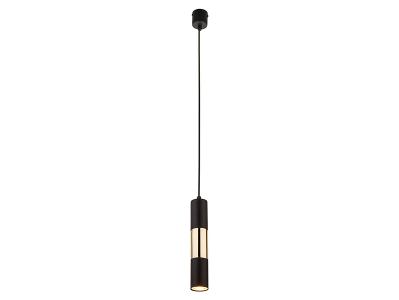 Lampa wisząca Vivien metalowa czarno-złota