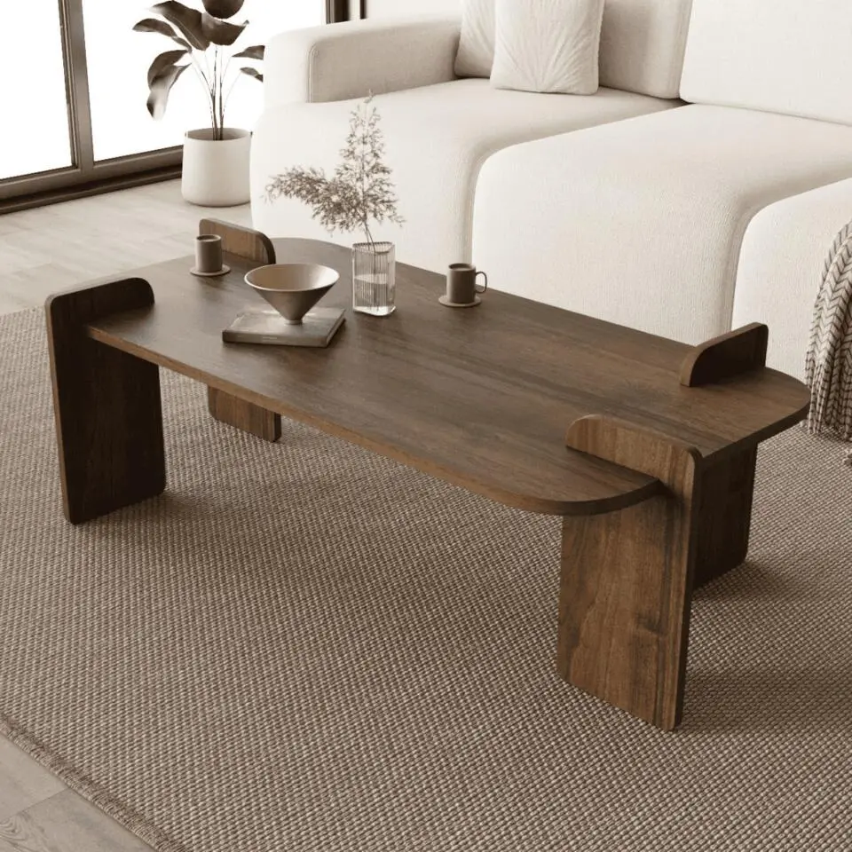 Calicosy - RIVE Salontafel - Naturel - 120x60x35 cm