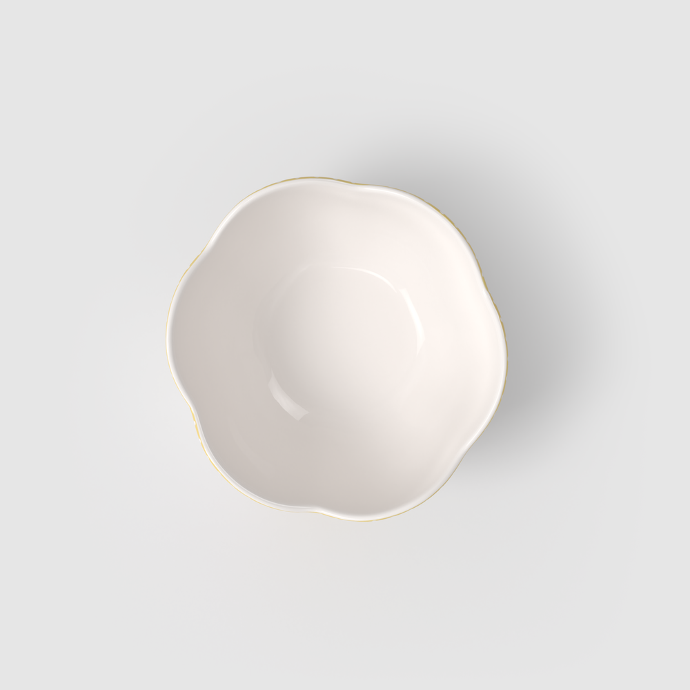 Spring Awakening Cereal bowl - Yellow, 13.6 oz, Premium Porcelain
