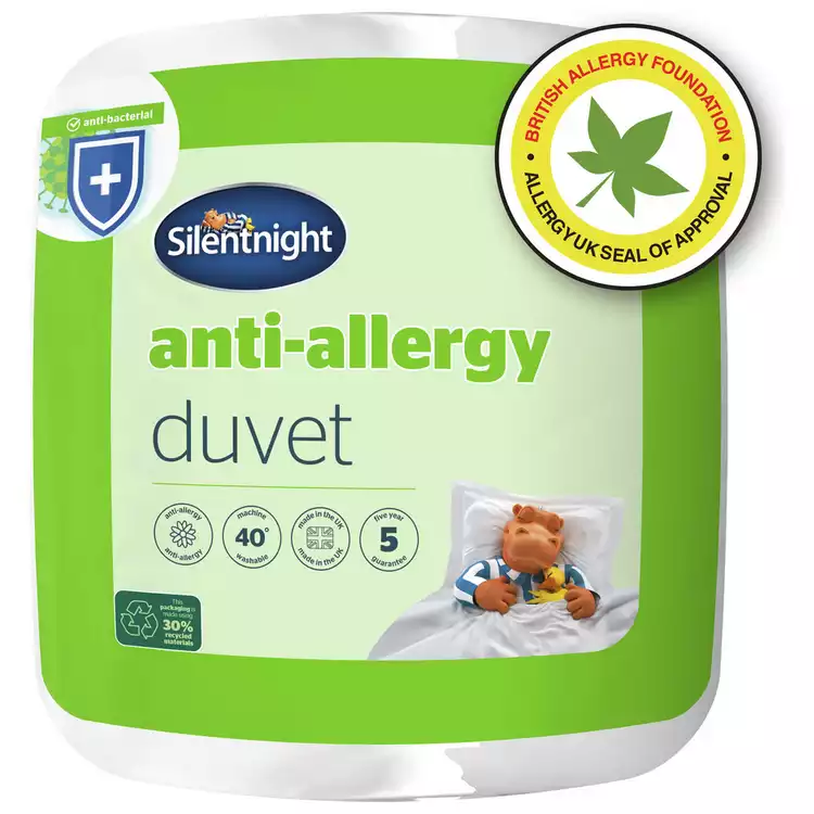 Silentnight Anti-Allergy 7.5 Tog Duvet - Single