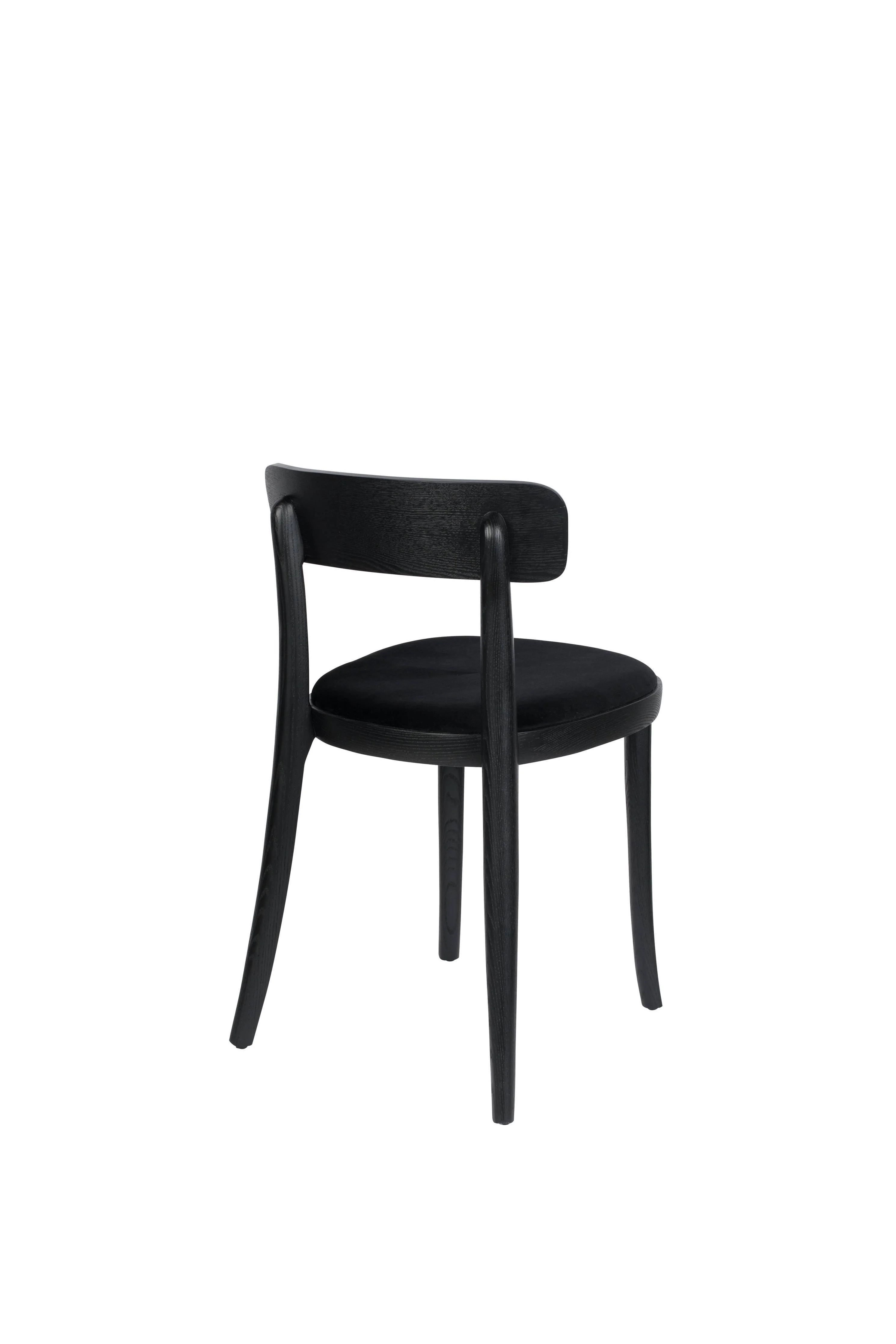 Set van 2 eetkamerstoelen Brandon velvet