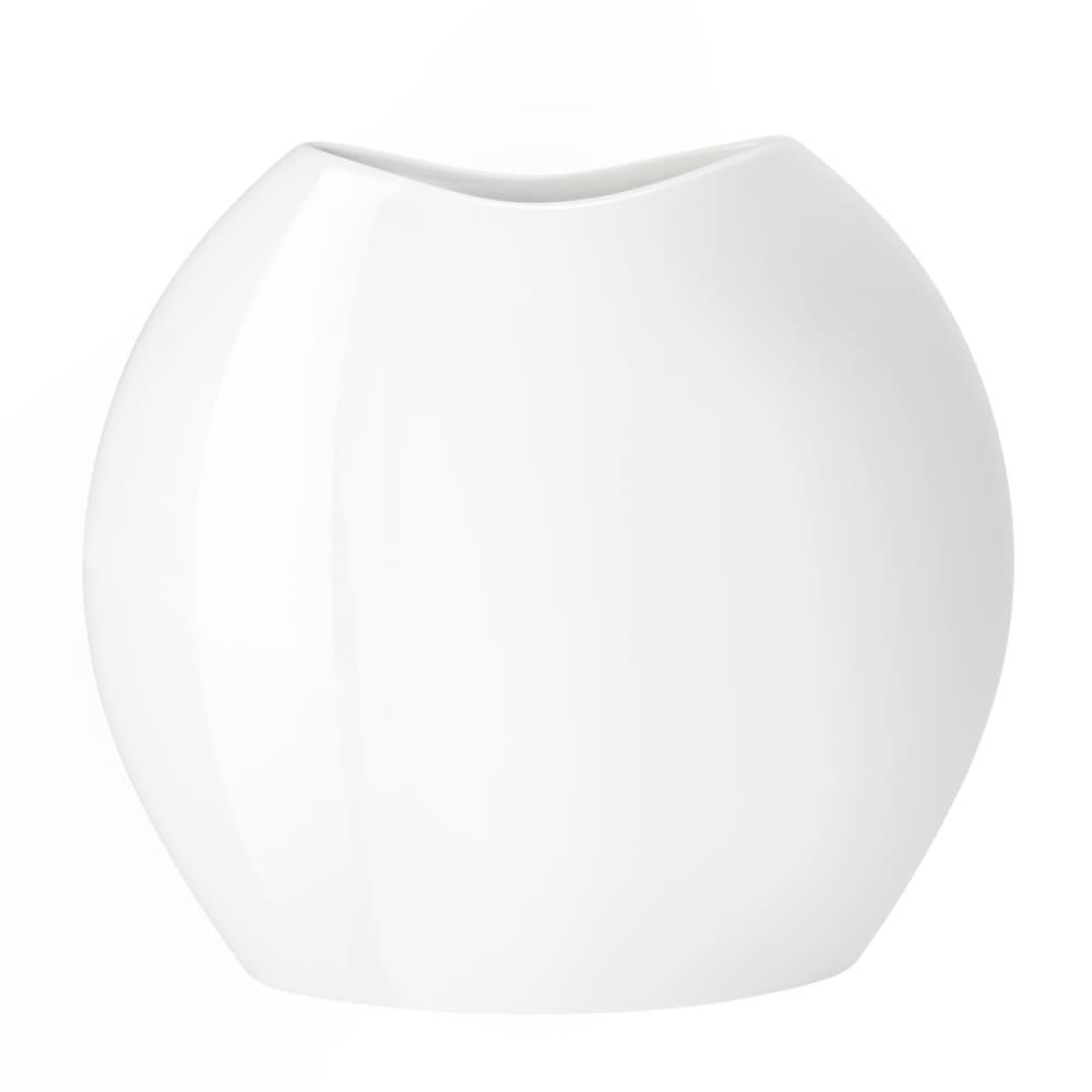 - Vase rond h15cm céramique blanc