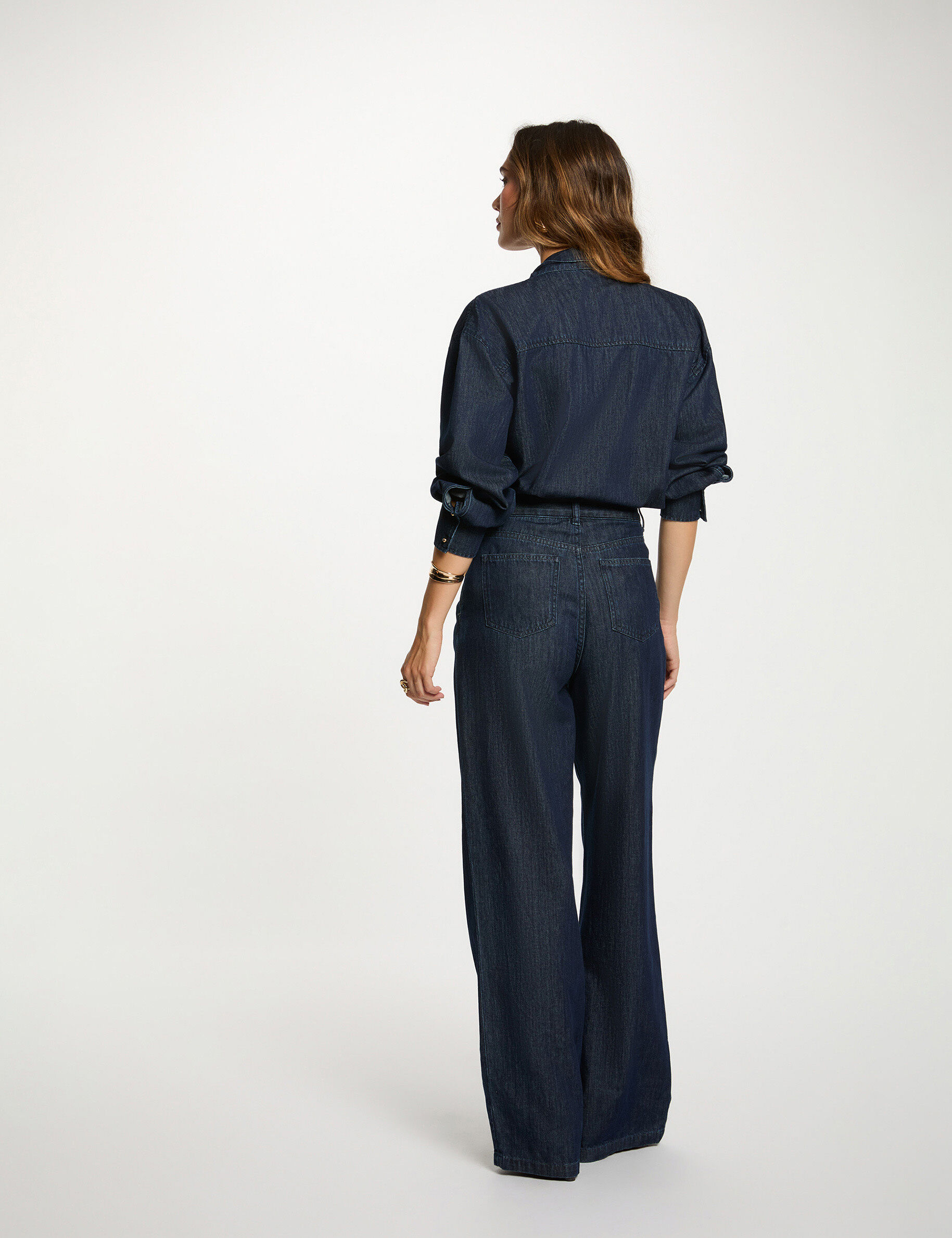 Denim Shirt With Lavalli&Egrave;Re Raw Denim Women