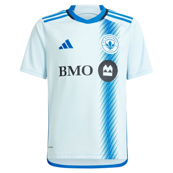 Kwadwo Opoku CF Montreal adidas Youth 2024 La Main Replica Player Jersey – Light Blue