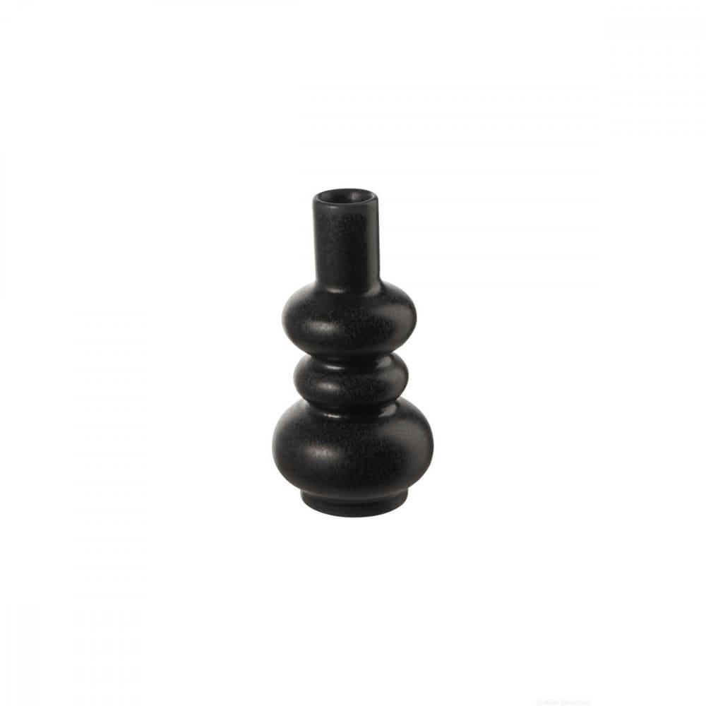 COMO - Petit vase céramique anthracite H12,5cm