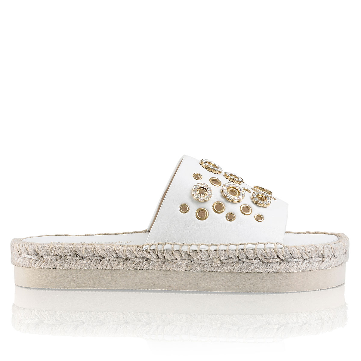 Russell & Bromley SUCROSE Stud & Eyelet Slide