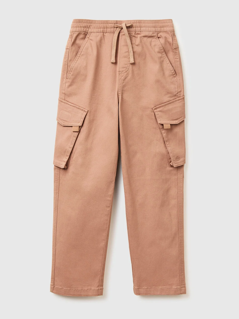 Stretch cotton cargo pants